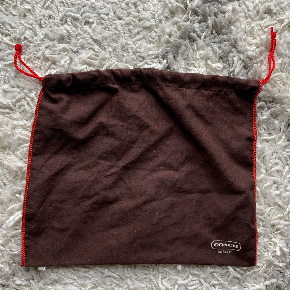 Coach dust bag